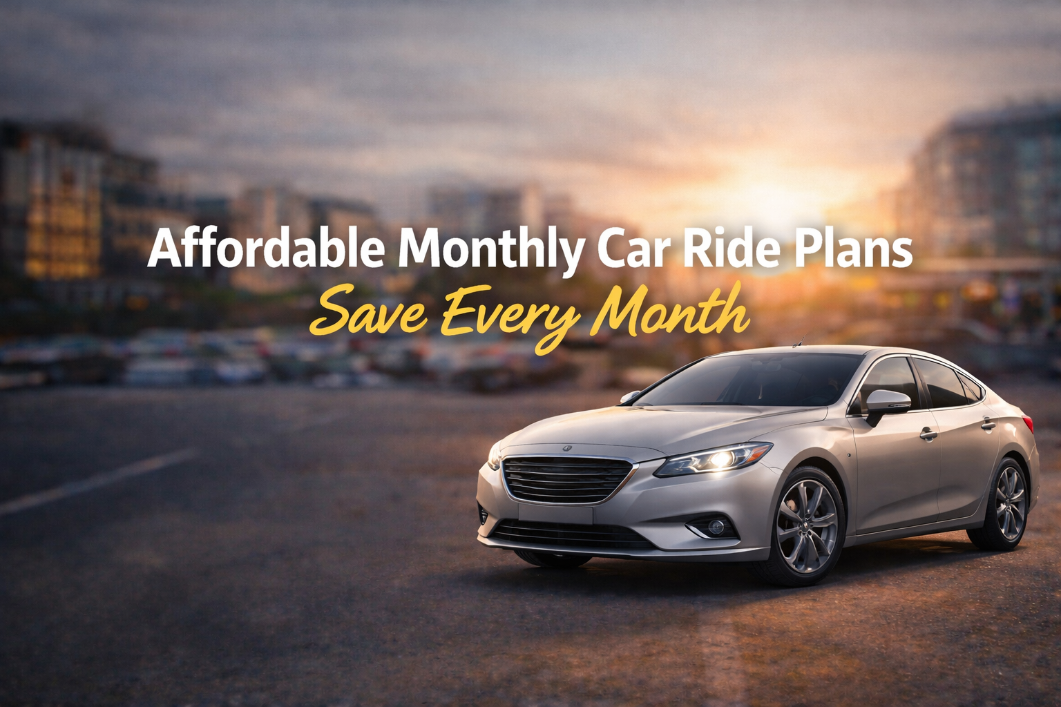 Affordable Monthly Car Ride Plans – Save Every Month