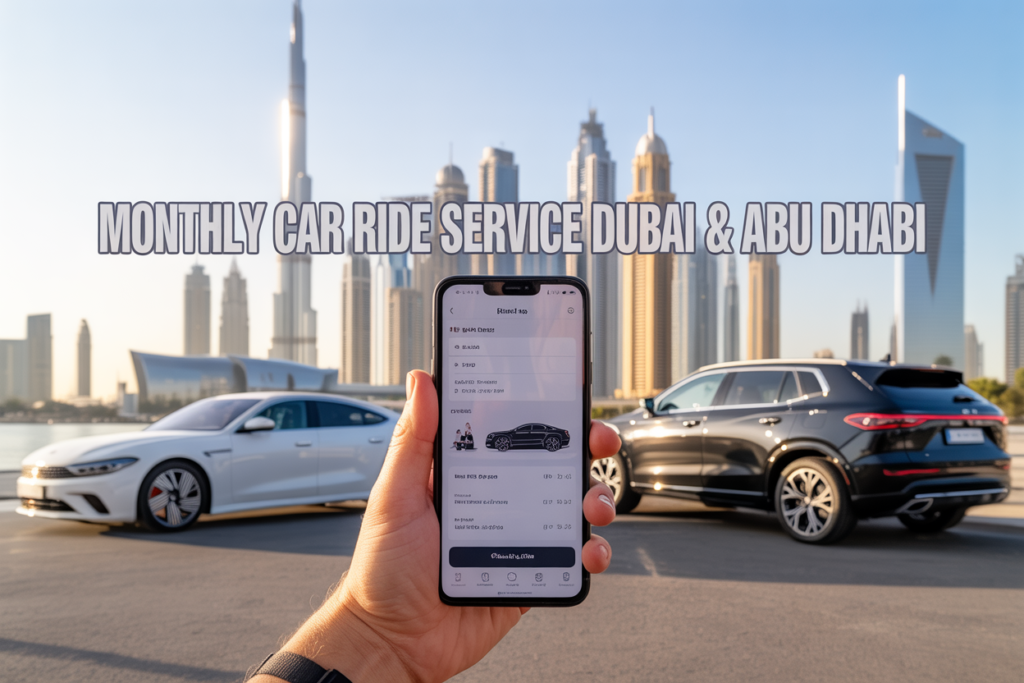 Best Monthly Car Ride Service in Dubai & Abu Dhabi