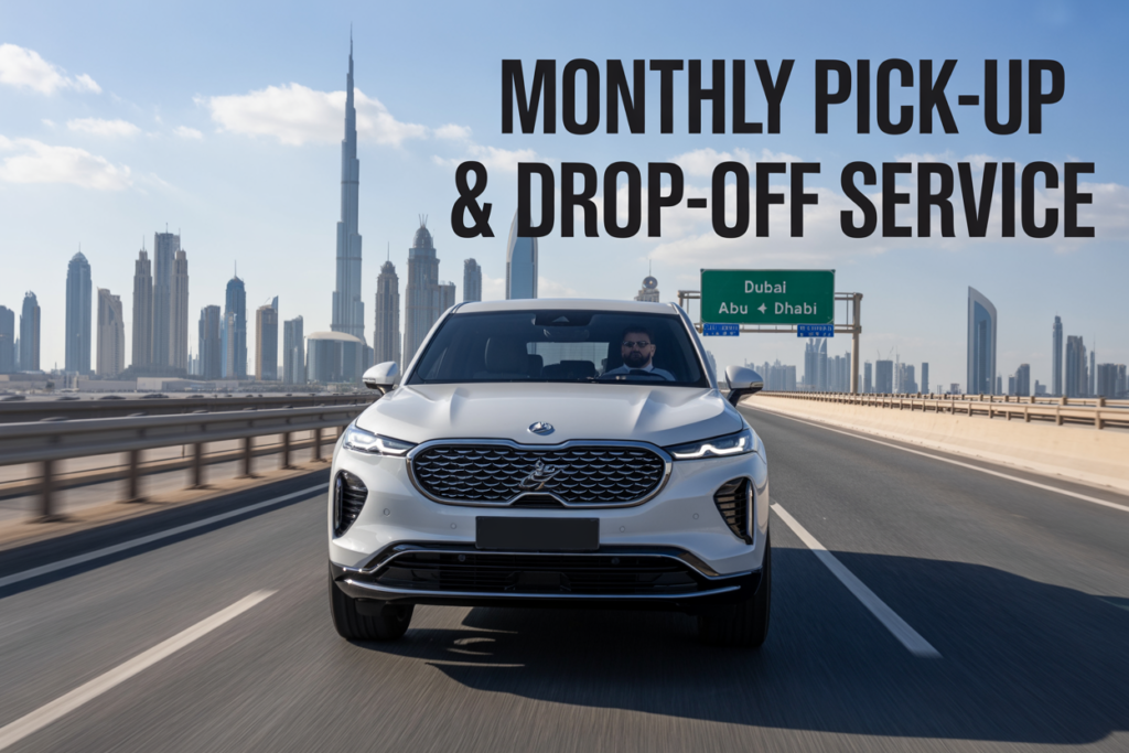 Monthly Pick-Up & Drop-Off – Dubai to Abu Dhabi