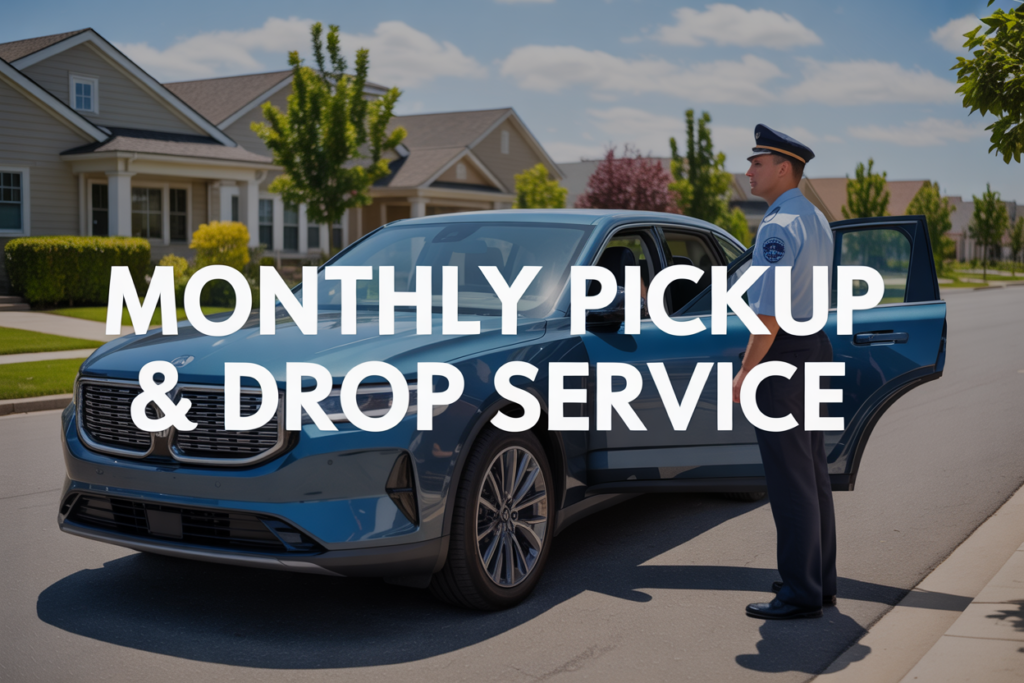 Monthly Pickup & Drop Service – Safe, Reliable & Affordable Rides