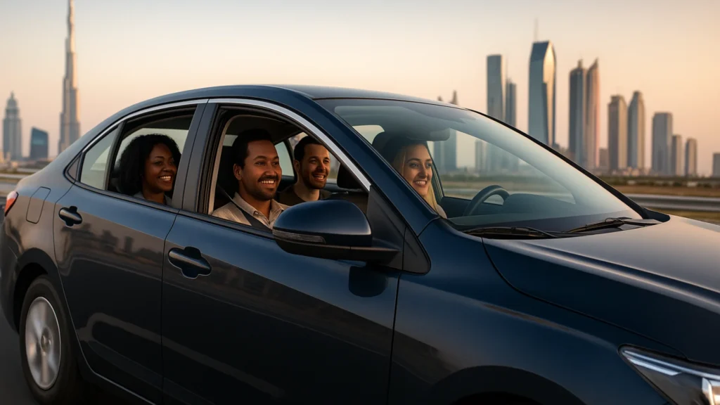 Carpool Dubai to Abu Dhabi – Safe & Affordable Daily Ride Service
