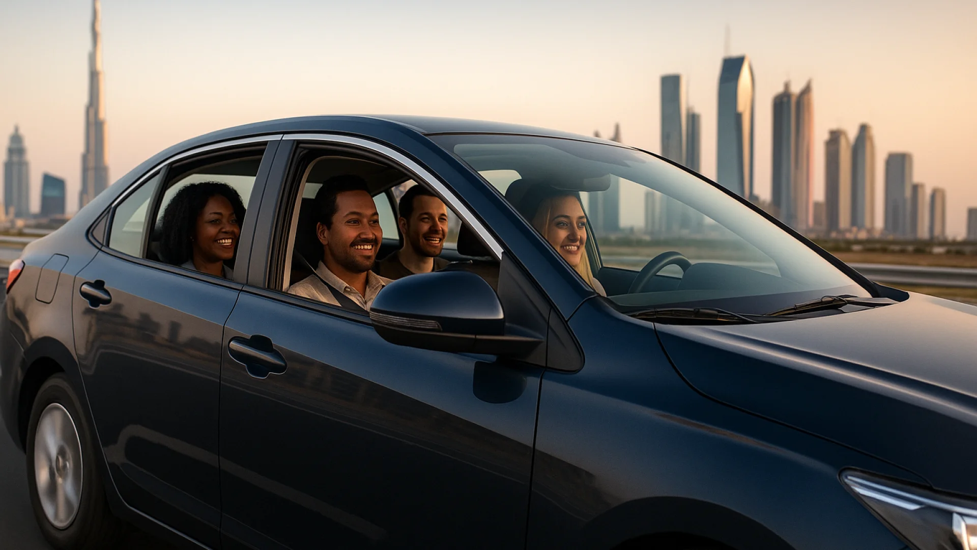 Carpool Dubai to Abu Dhabi – Safe & Affordable Daily Ride Service