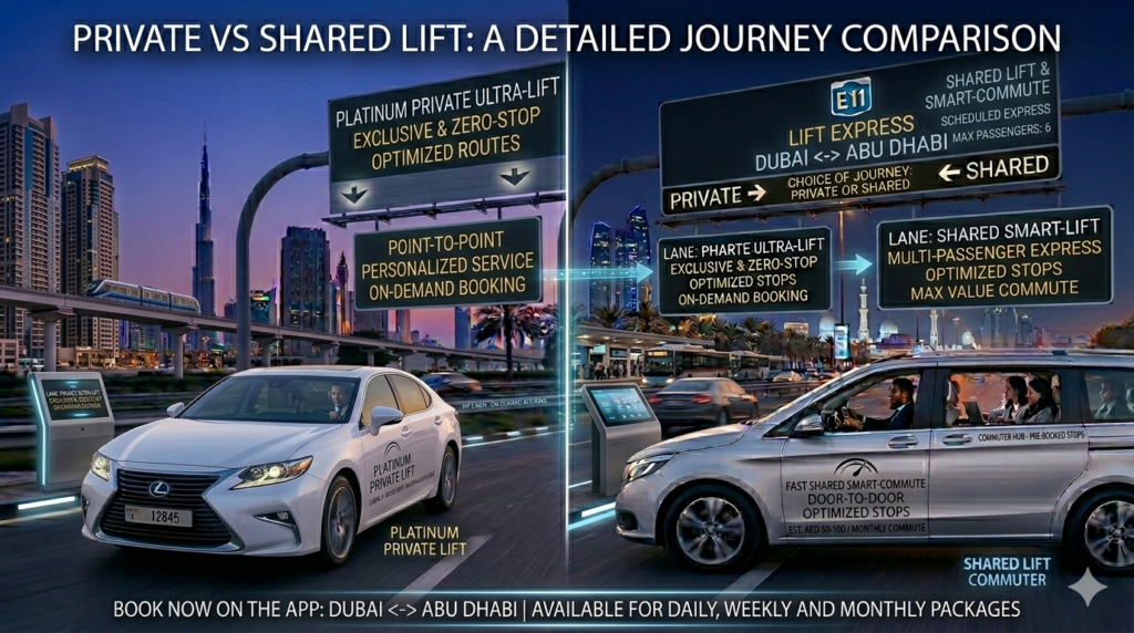 Shared Car Lift Dubai to Abu Dhabi: Is It Worth the Price?
