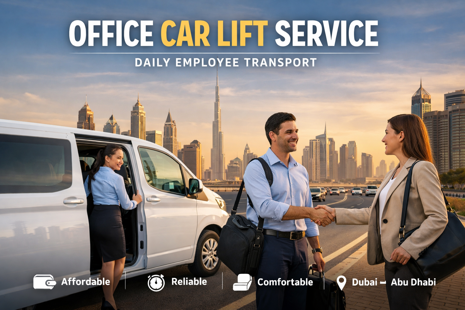 Office Car Lift Service for Daily Employees