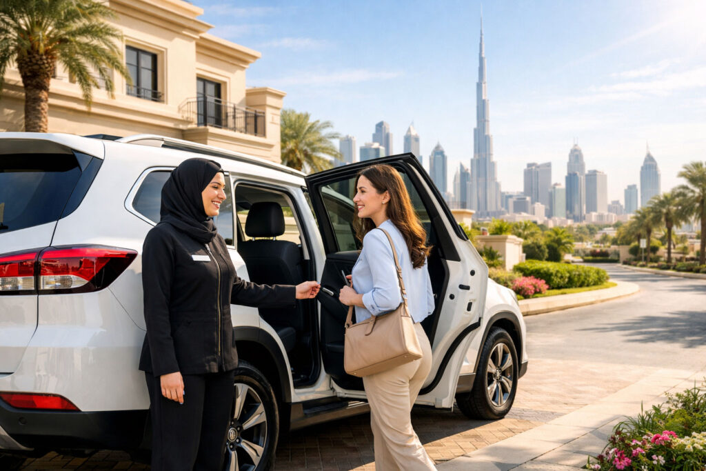 Female Car Lift UAE – Safe & Comfortable Travel for Women