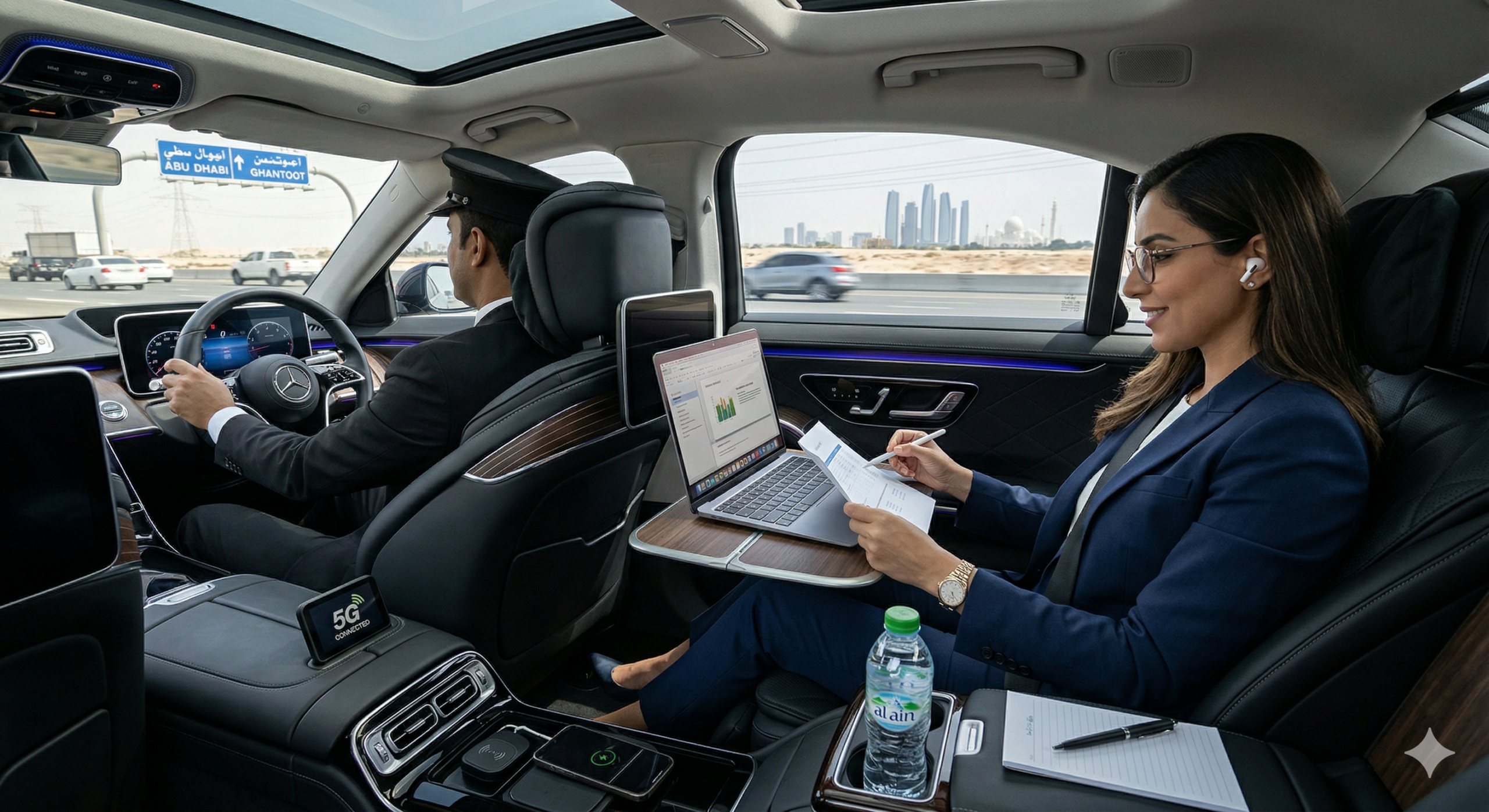 Executive Car Lift Dubai to Abu Dhabi