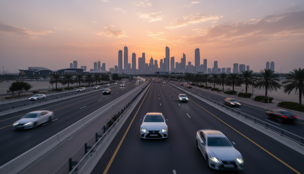 safe car lift service Dubai to Abu Dhabi