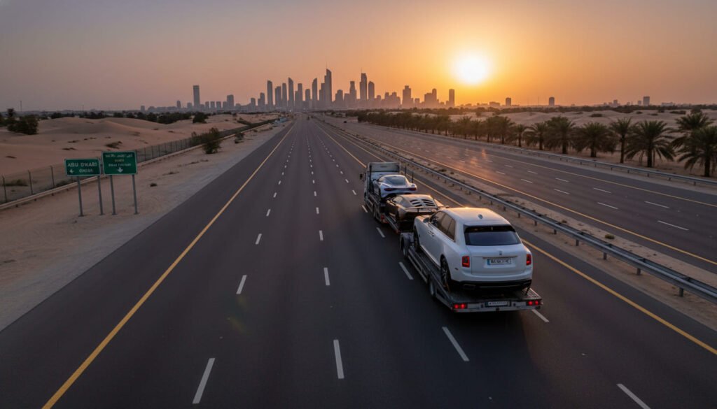 Monthly Car Lift Dubai to Abu Dhabi Guide