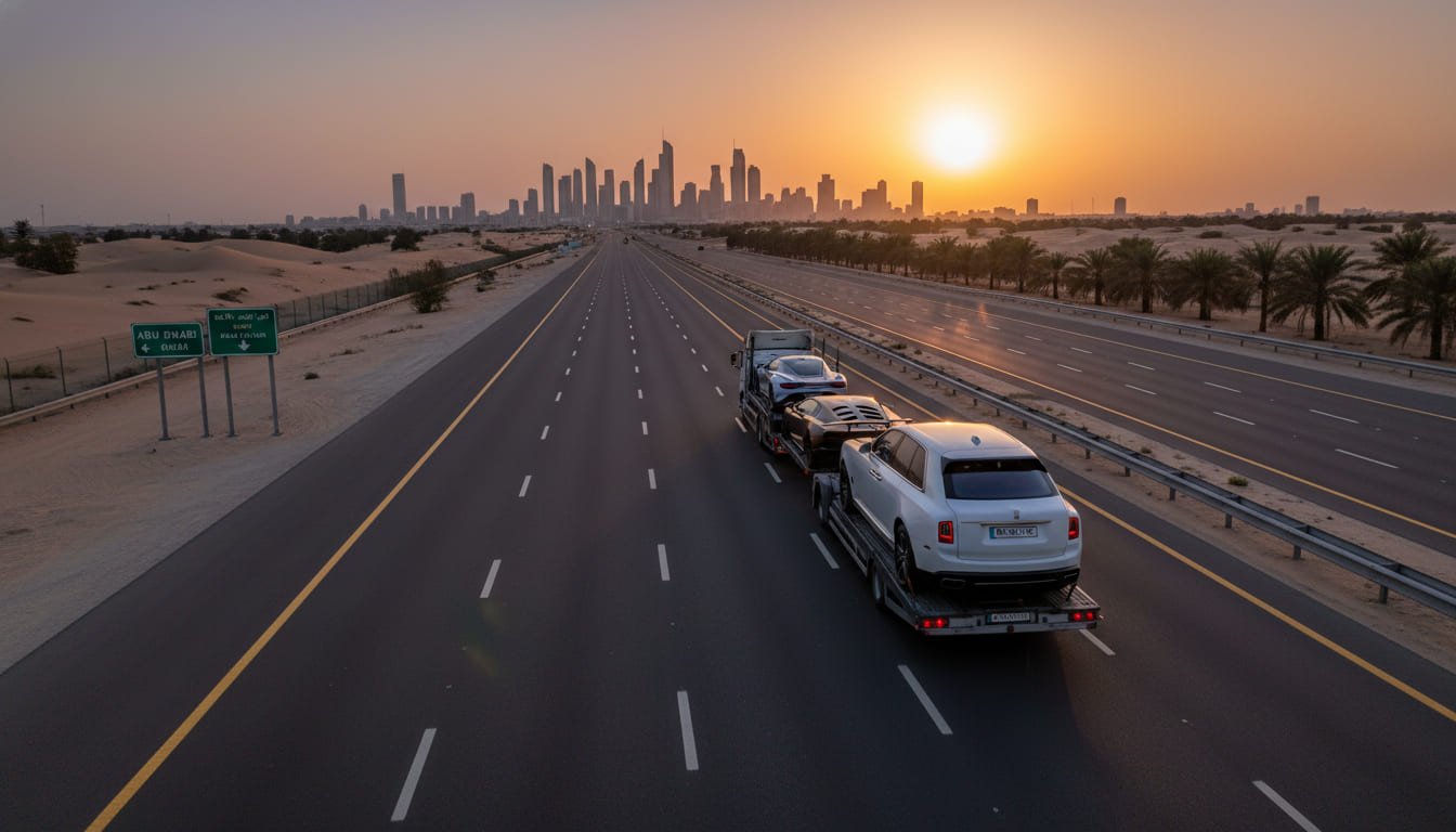 Monthly Car Lift Dubai to Abu Dhabi Guide